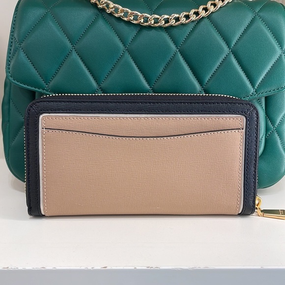 Kate Spade Morgan Colorblocked Zip-around Continental Wallet Cafe Mocha 
NWT - Picture 10 of 16